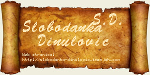 Slobodanka Dinulović vizit kartica